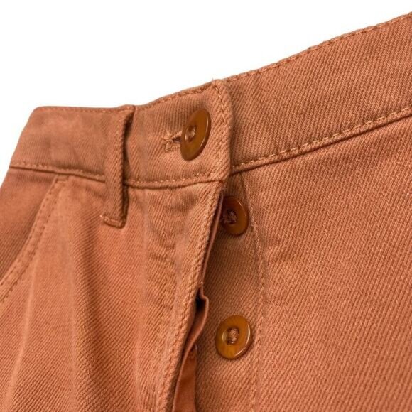 Aritzia Wilfred Free Modern Cargo Pant In GD Rust Size 00 - Picture 3 of 8